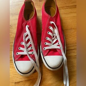 Red Low Top Converse